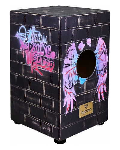 Tycoon TKGF-29 "Graffiti" Кахон с подструнником 29 Series, разноцветный