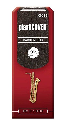 Rico RRP05BSX250 Plasticover Трости для саксофона баритон, размер 2.5, 5шт