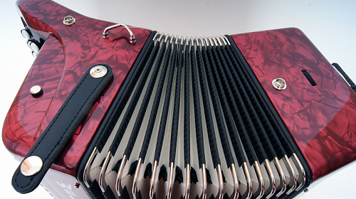 Weltmeister Romance602-II-72/60-RD Romance 602 Аккордеон кнопочный 60/72/II/3, красный