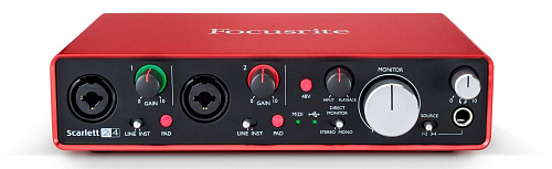 FOCUSRITE Scarlett 2i4 2nd Gen USB аудио интерфейс