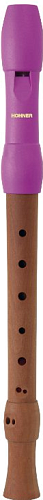 Hohner B95861 Блокфлейта С-Soprano, 2 части, барокко, корпус дерево, мундштук пластик, цвет розовый