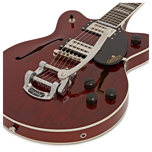 Gretsch G2655T Streamliner Center Block Jr. with Bigsby, Broad'Tron, Walnut Stain Полуакустическая электрогитара