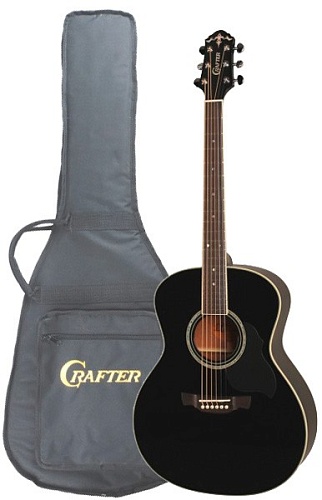 CRAFTER GA-8/BK Акустическая гитара шестиструнная с чехлом
