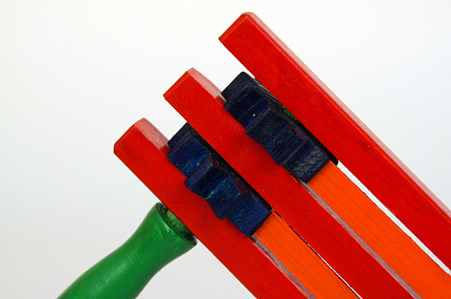 Fleet G20-2 Трещотка-вертушка деревянная с двумя язычками