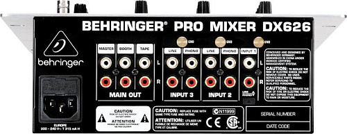 Behringer DX626 DJ-микшерный пуль