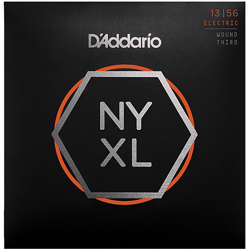 D'Addario NYXL1356W NYXL Комплект струн для электрогитары, Medium, опл.3-ей струны, 13-56