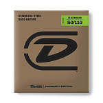 Фото:Dunlop DBFS50110 Flatwound Комплект струн для бас-гитары, 50-110