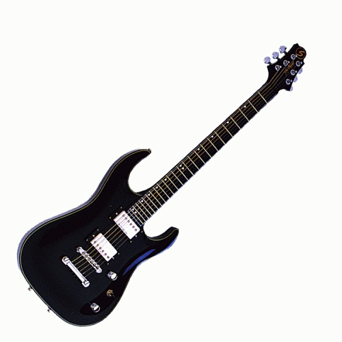 GregBennett CD2/MBK   электрогитара, тип Ibanez, цвет чёрный металлик