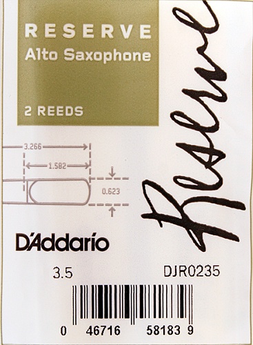 Rico Reserve DJR0235 Трости для саксофона альт, размер 3.5, 2 шт.
