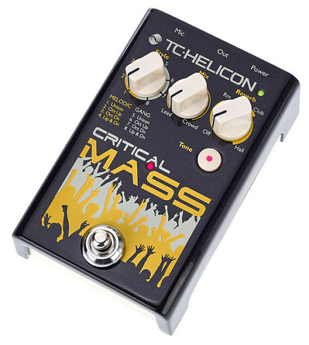 TC HELICON CRITICAL MASS Вокальная педаль эффекта гармонизации и дублирования