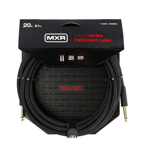 Dunlop DCIR20 MXR Stealth Инструментальный кабель, 6 м