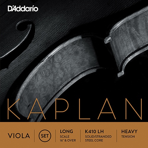 D'Addario K410-LH Kaplan Forza Комплект струн для альта, сильное натяжение, Long Scale
