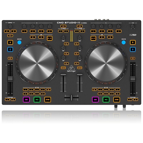 Behringer CMD STUDIO 4A-EU USB DJ-контроллер с 4-канальным аудиоинтерфейсом