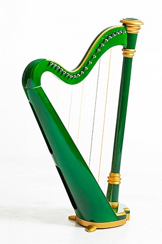 Resonance Harps MLH0015 Capris Арфа 21 струнная (A4-G1), цвет зеленый глянцевый