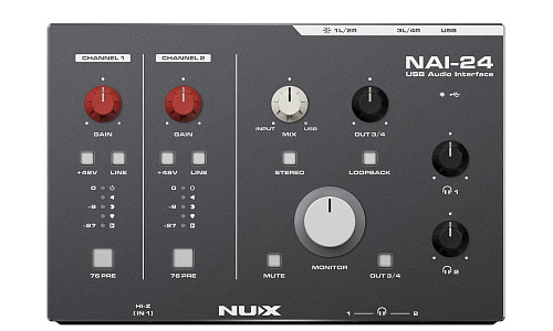 Nux NAI-24 Аудиоинтерфейс USB