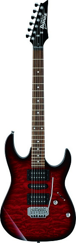 IBANEZ GRX70QA-TRB Электрогитара, цвет красный берст