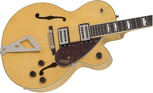 Gretsch G2420 HLW SC VLAMB Полуакустическая электрогитара, цвет янтарный