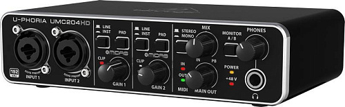 Behringer UMC204HD USB-аудиоинтерфейс