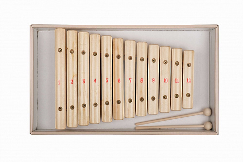 Мастерская Сереброва MS-K1-KS-03 Ксилофон диатонический (12 пластин)