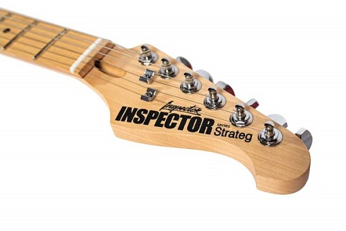 Inspector Strateg-Black-Matter Электрогитара, черная
