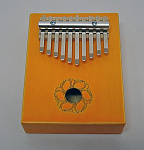 Фото:Мозеръ KMKr-1-YW Piastra Калимба, резонаторная, 10 язычков, прямоугольная, желтая