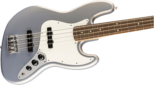 FENDER PLAYER JAZZ BASS®, PAU FERRO FINGERBOARD, SILVER 4-струнная бас-гитара, цвет серый