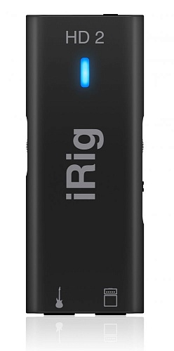 IK MULTIMEDIA iRig HD 2 Компактный аудиоинтерфейс для гитары/баса с подключением к iOS, Mac