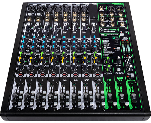 MACKIE ProFX12v3 12-канальный микшер с процессором эффектов и USB