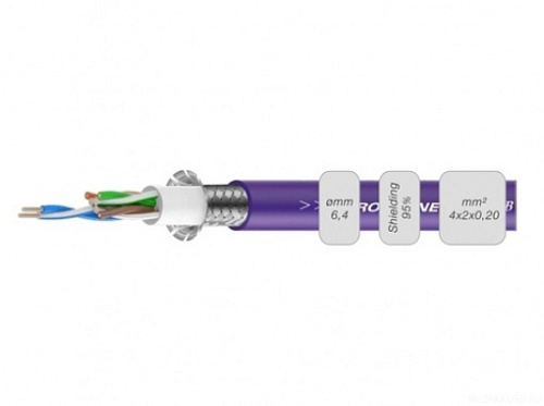 ROXTONE CAT5SB/100 Purple Кабель для передачи сигналов