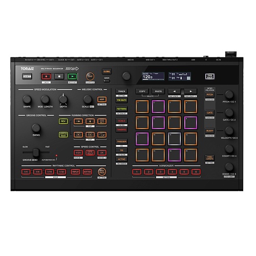 Pioneer Toraiz Squid Многодорожечный секвенсор, до 16 треков, до 128 проектов, 16 пэдов