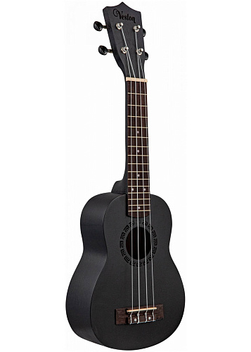 Veston KUS-15BK I Укулеле, сопрано, махагони, цвет черный