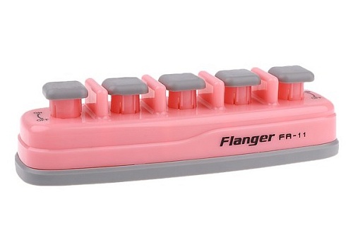 Flanger FA-11-P Тренажер для начинающих пианистов, розовый