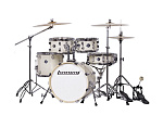 Фото:Ludwig LC197-2 Accent Pro Барабанная установка, белая, 2 коробки