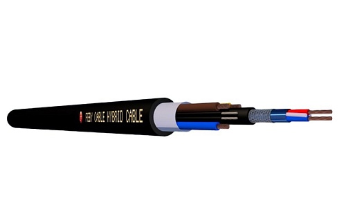 Feby Сable HC315BK-100 Кабель гибридный акустический, черный, 100 м