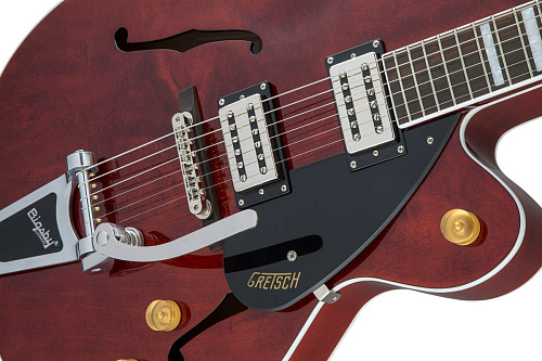 Gretsch G2420T Streamliner Hollow Body with Bigsby, Broad'Tron Pickups, Walnut Stain Полуакустическая электрогитара
