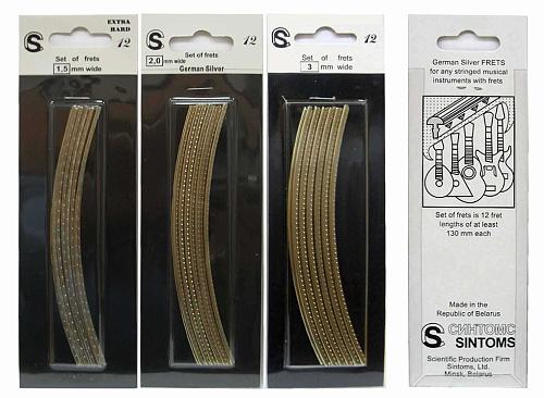 Sintoms SS265105Sw.p. Комплект ладов из нержавеющей стали, ширина 2.7 мм, магазинная поставка