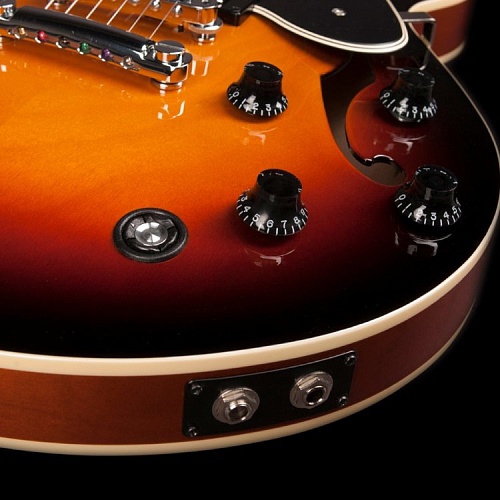Godin Montreal Premiere TriplePlay Sunburst HG Электрогитара с полуполым корпусом
