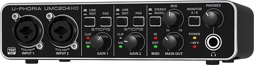 Behringer UMC204HD USB-аудиоинтерфейс