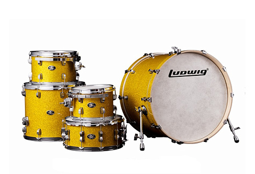Ludwig LCEM52205 Evolution Maple PRO Барабанная установка, золото, (4 коробки)