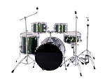 Фото:LDrums LD-2218-64-02 Барабанная установка, цвет зеленый