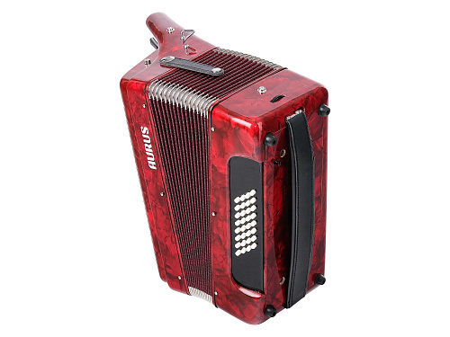 Aurus JH2018-RED Аккордеон 32/32, красный, с футляром