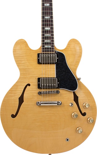 GIBSON 2018 MEMPHIS ES-335 FIGURED DARK VINTAGE NATURAL Полуакустическая гитара