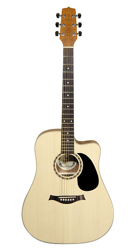 Hora SM55 W11304CTWE Акустическая гитара дредноут с вырезом и звукоснимателем