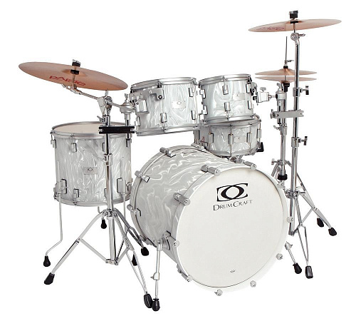 DRUMCRAFT Series 7 Progressive Liquid Chrome Satin Chrome HW Барабанная установка