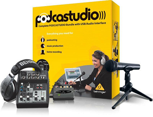 Behringer PODCASTUDIO USB Аудиоинтерфейс студийного класса