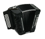 Фото:Hohner A4802 COMPAE A/D/G Black Аккордеон кнопочный