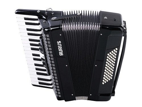Aurus JH2011-BLACK Аккордеон 34/60/5, черный, с футляром