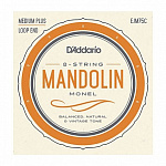 Фото:D'Addario EJM75C Monel Комплект струн для мандолины, 11-41, монель-металл