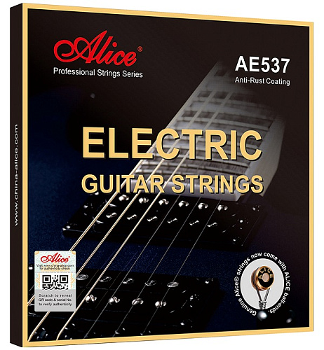 Alice AE537-L Комплект струн для электрогитары, сплав железа, Light, 10-46
