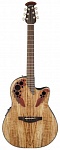 Фото:Ovation CE44P-SM Celebrity Elite Plus Mid Cutaway Natural Spalted Maple
Электроакустическая гитара